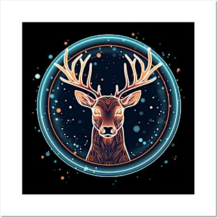 Deer in Ornament, Love Deers Posters and Art